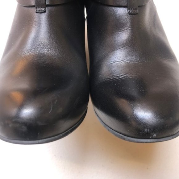 Schuler & Sons Wedge Black Boots SZ 7B - Picture 9 of 15